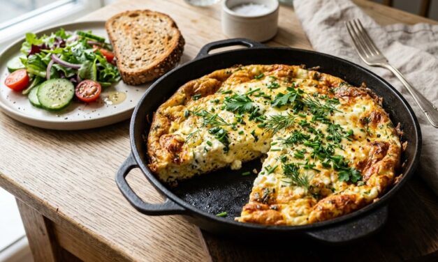 Æggekage med hytteost – nem opskrift til morgenmad eller frokost