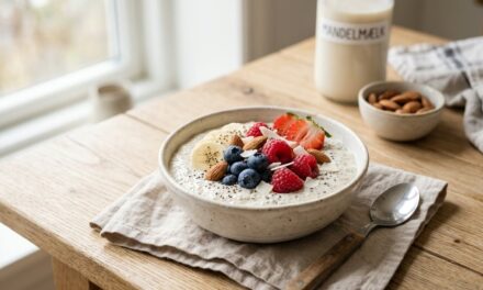 Chiagrød med mandelmælk – nem opskrift til morgenmad