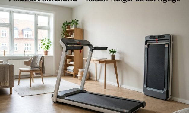 Foldbart løbebånd – sådan vælger du et løbebånd til mindre plads