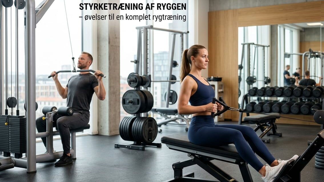 Styrketræning af ryggen – øvelser til en komplet rygtræning