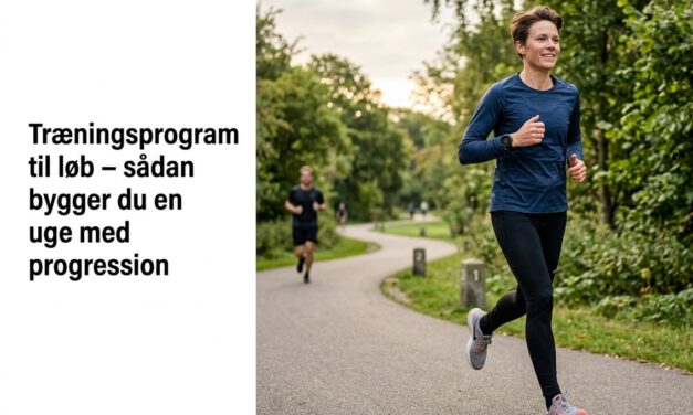 Træningsprogram til løb – sådan bygger du en uge med progression